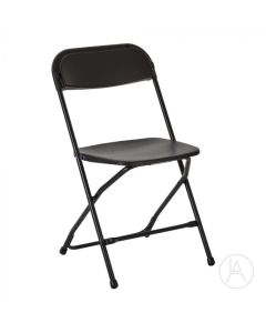 Kids Plastic Folding Chair-black