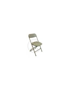 Plastic Folding Chair-beige