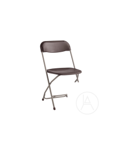 Plastic Folding Chair-brown