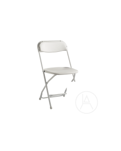 Plastic Folding Chair-ivory