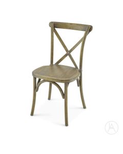 Wood Cross Back Chairs